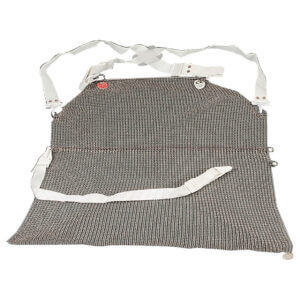 Steel mesh apron