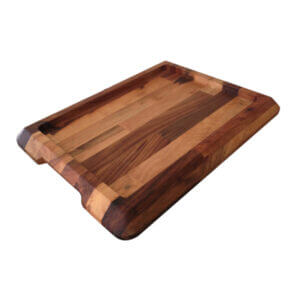 Walnut stone-holder cutting board