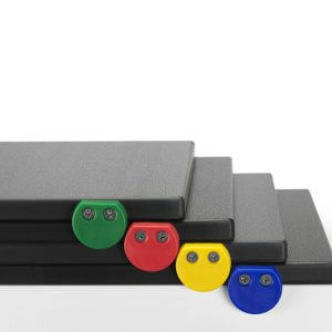 4 set nero con borchie colorate - Euroceppi